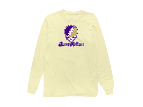 James Madison Stealie Premium Unisex Long-Sleeve — Design: James Madison University — Butter