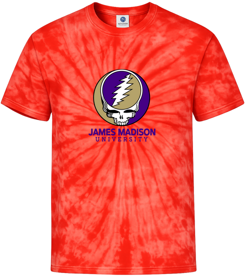 James Madison University Stealie Tie-Dye T-Shirt