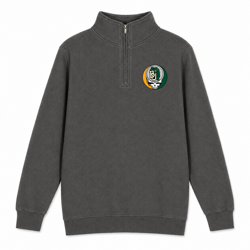 Baylor University - Premium Grateful Dead Quarter-Zip Pullover - Charcoal - 6