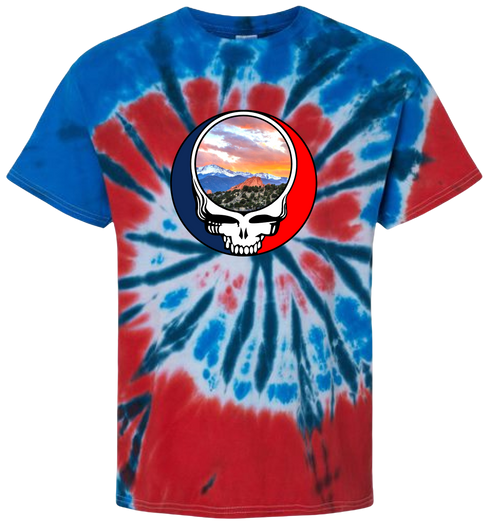 1596 - Custom Stealie Tie-Dye