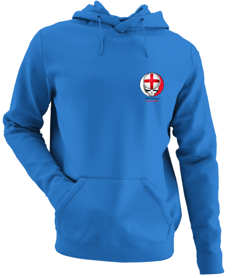 England FIFA World Cup - Premium Grateful Dead Left Chest Hoodie - Royal