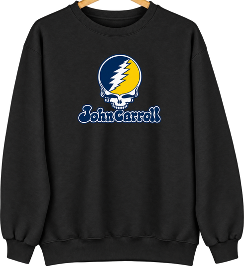 John Carroll Stealie Premium Unisex Crewneck — Design: John Carroll University — Black