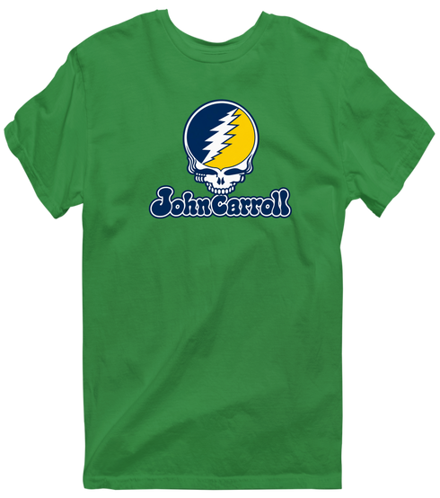 John Carroll Stealie Premium Unisex T-Shirt — Design: John Carroll University — Irish Green