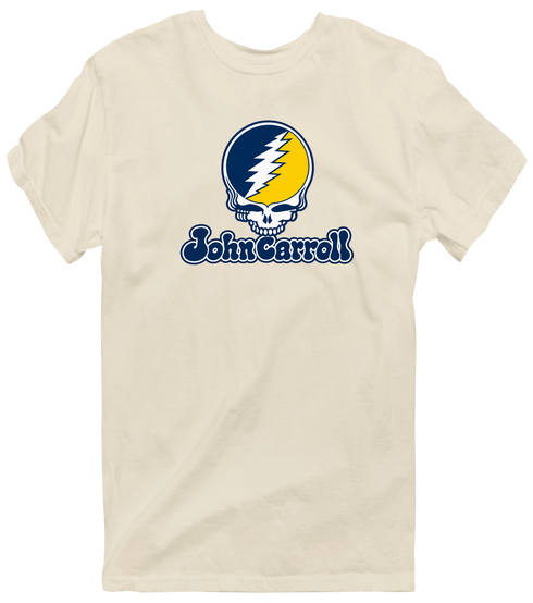 John Carroll Stealie Premium Unisex T-Shirt — Design: John Carroll University — Sand