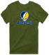 John Carroll Stealie Premium Unisex T-Shirt — Design: John Carroll University — Military Green