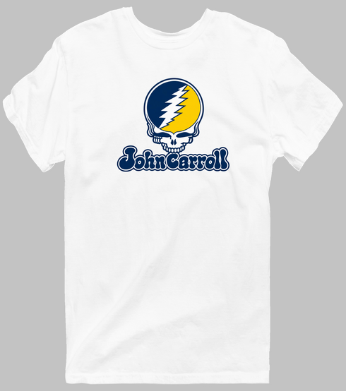 John Carroll Stealie Premium Unisex T-Shirt — Design: John Carroll University — White