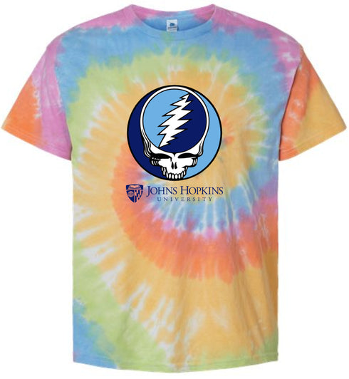 Johns Hopkins University Stealie Tie-Dye T-Shirt