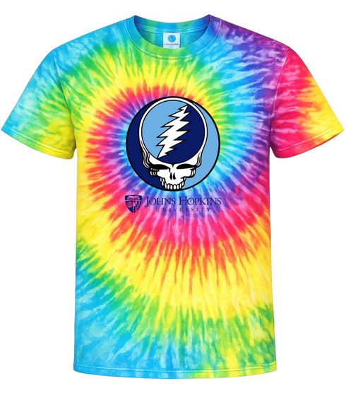 Johns Hopkins University Stealie Tie-Dye T-Shirt