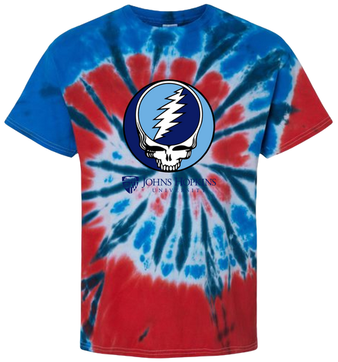 Johns Hopkins University Stealie Tie-Dye T-Shirt