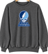 Johns Hopkins Stealie Premium Unisex Crewneck — Design: Johns Hopkins University — Dark Heather