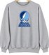 Johns Hopkins Stealie Premium Unisex Crewneck — Design: Johns Hopkins University — Sport Grey
