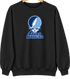 Johns Hopkins Stealie Premium Unisex Crewneck — Design: Johns Hopkins University — Black