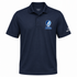 Johns Hopkins Stealie Premium Unisex Polo — Design: Johns Hopkins University — Navy