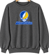 Johnson & Wales Stealie Premium Unisex Crewneck — Design: Johnson & Wales University — Dark Heather