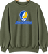 Johnson & Wales Stealie Premium Unisex Crewneck — Design: Johnson & Wales University — Military Green