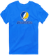 Johnson & Wales Stealie Premium Unisex T-Shirt — Design: Johnson & Wales University — Royal