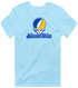 Johnson & Wales Stealie Premium Unisex T-Shirt — Design: Johnson & Wales University — Light Blue