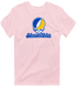 Johnson & Wales Stealie Premium Unisex T-Shirt — Design: Johnson & Wales University — Light Pink