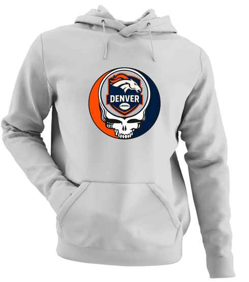 Denver Football - Premium Grateful Dead Hoodie - Sport Grey - 9