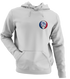 Gonzaga University - Premium Grateful Dead Left Chest Hoodie - Sport Grey