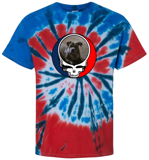 1436 - Custom Stealie Tie-Dye