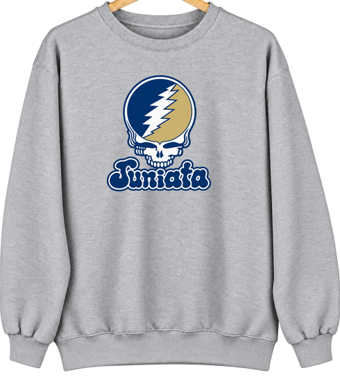 Juniata Stealie Premium Unisex Crewneck — Design: Juniata College — Sport Grey