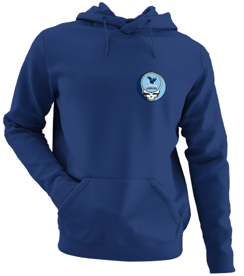 Mary Washington University - Premium Grateful Dead Left Chest Hoodie - Navy - 2