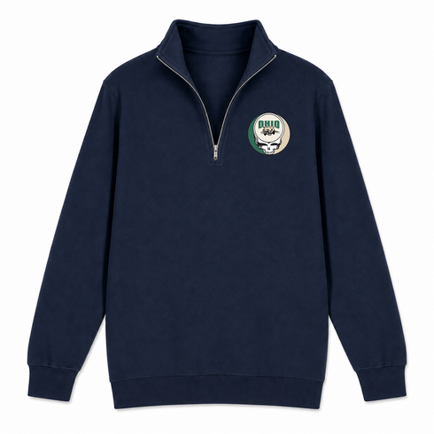 Ohio University - Premium Grateful Dead Quarter-Zip Pullover - Navy - 4