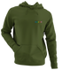 Dancing Bears - Premium Grateful Dead Left Chest Hoodie - Military Green