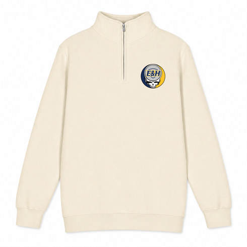 Emory & Henry - Premium Grateful Dead Quarter-Zip Pullover - Sand - 1