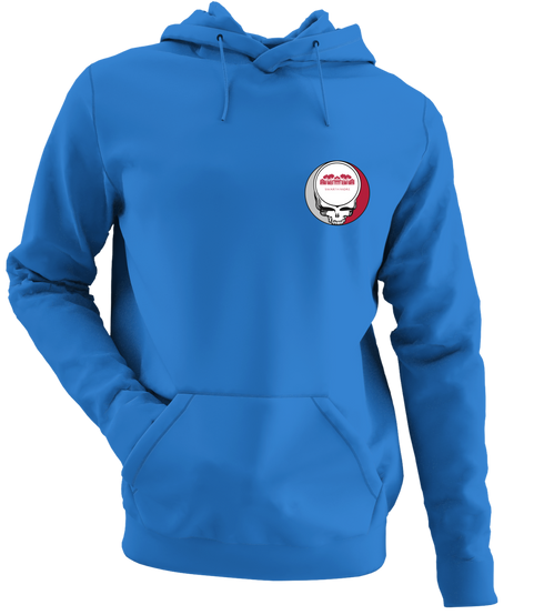 Swarthmore - Premium Grateful Dead Left Chest Hoodie - Heather Royal - 5