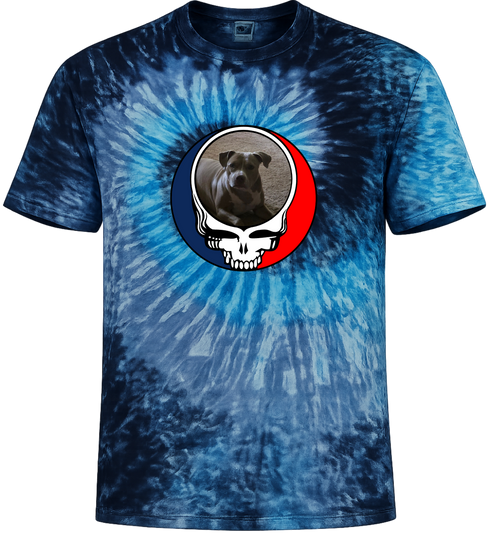 1436 - Custom Stealie Tie-Dye