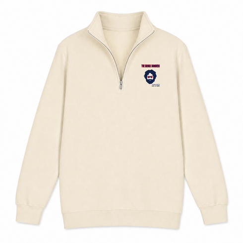 Bronx Bombers Jerry - Life is dead.® Yankees - Premium Grateful Dead Quarter-Zip Pullover - Sand - 2