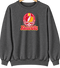 Kansas City Helmet Stealie Premium Unisex Crewneck — Kansas City Chiefs — Dark Heather