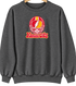 Kansas City Helmet Stealie Premium Unisex Crewneck — Kansas City Chiefs — Dark Heather