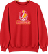 Kansas City Helmet Stealie Premium Unisex Crewneck — Kansas City Chiefs — Red