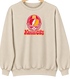 Kansas City Helmet Stealie Premium Unisex Crewneck — Kansas City Chiefs — Sand