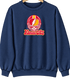 Kansas City Helmet Stealie Premium Unisex Crewneck — Kansas City Chiefs — Navy