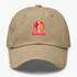Kansas City Helmet Stealie Premium Unisex Dad Hat — Kansas City Chiefs — Khaki