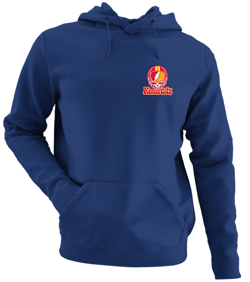 Kansas City Helmet Stealie Premium Unisex Hoodie — Kansas City Chiefs — Navy