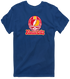 Kansas City Helmet Stealie Premium Unisex T-Shirt — Kansas City Chiefs — Navy
