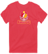 Kansas City Helmet Stealie Premium Unisex T-Shirt — Kansas City Chiefs — Heather Red