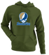 Kansas City Baseball Stealie Grateful Dead Hoodie — Kansas City Royals — Military Green