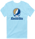 Kansas City Baseball Stealie Grateful Dead T-Shirt — Kansas City Royals — Light Blue