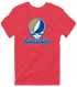 Kansas City Baseball Stealie Grateful Dead T-Shirt — Kansas City Royals — Heather Red
