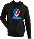 Kansas Stealie Premium Unisex Hoodie — Design: Kansas University of — Black