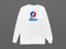 Kansas Stealie Premium Unisex Long-Sleeve — Design: Kansas University of — White