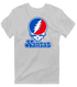 Kansas Stealie Premium Unisex T-Shirt — Design: Kansas University of — Sport Grey