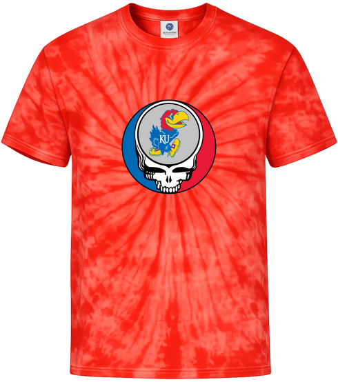 Kansas Stealie Tie-Dye T-Shirt