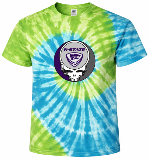 Kansas State University Stealie Tie-Dye T-Shirt